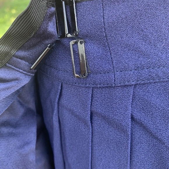 Saint Laurent 80s pleated navy size 36 skirt - Picture 4 of 5